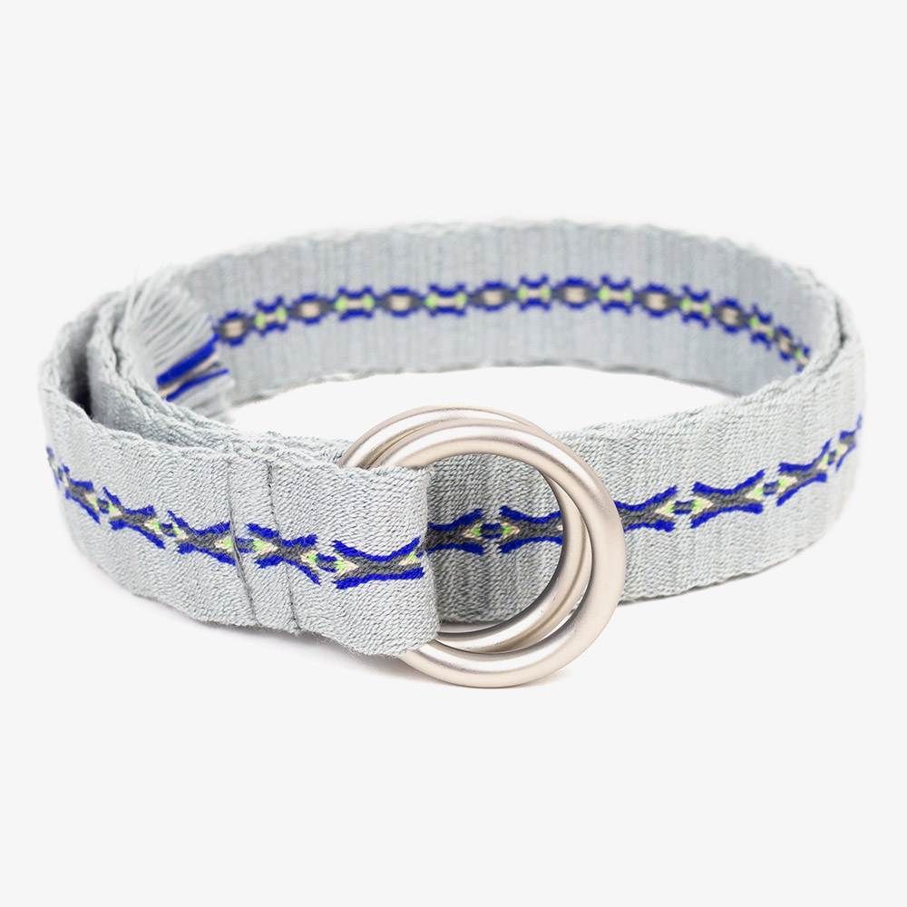 Buckle belt - Gray & Blue 