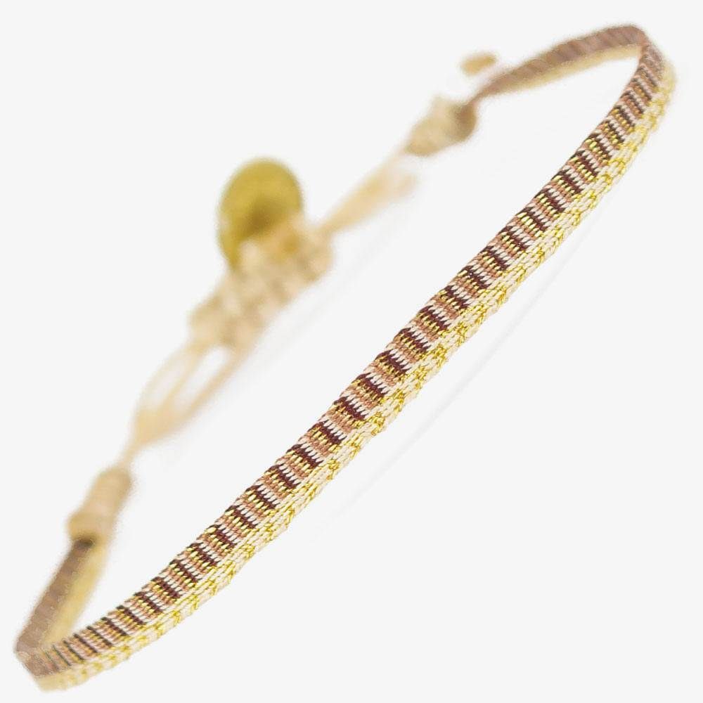 Bracelet Argantina 40 - Brown & Gold