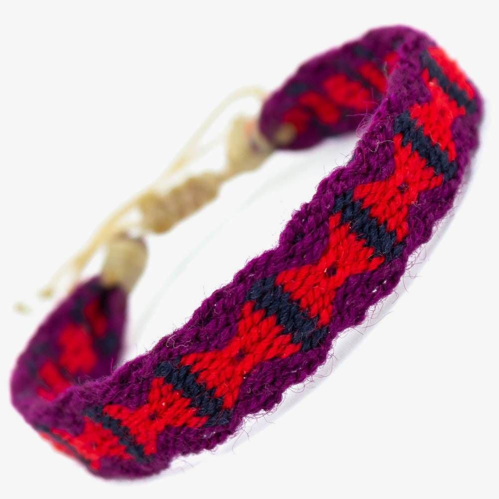 CAPTAIN Bracelet - Purple & Red