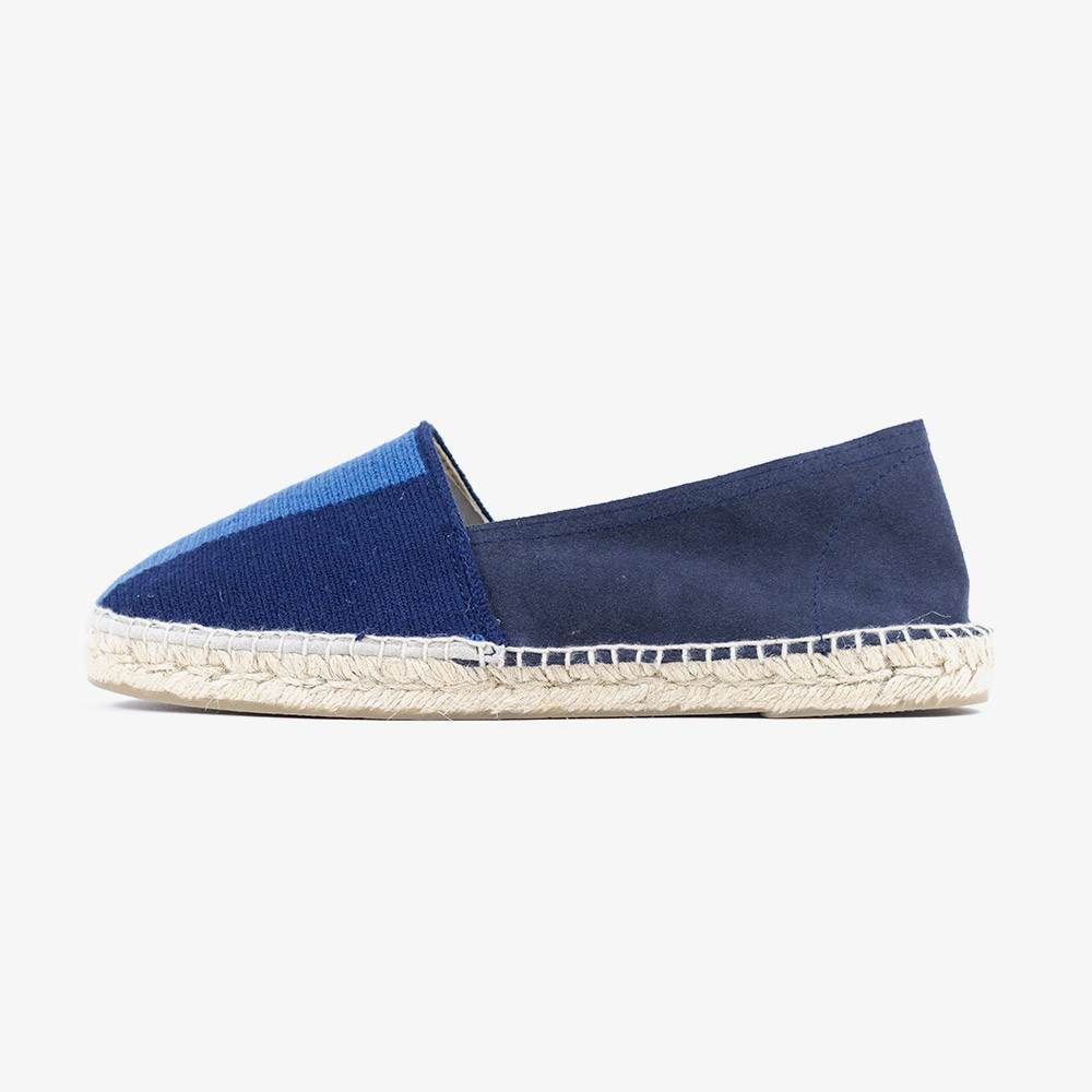Espadrille Blue with stripes