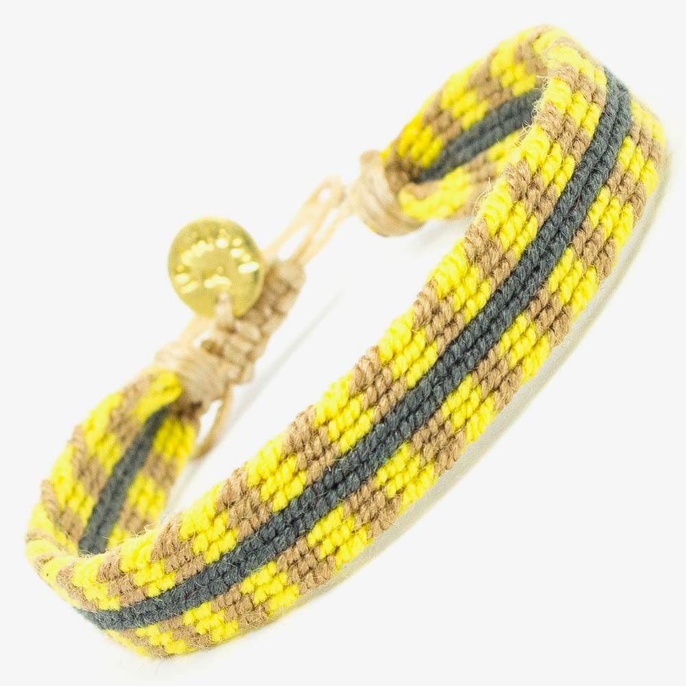CAPTAIN Bracelet - Yellow & Grey