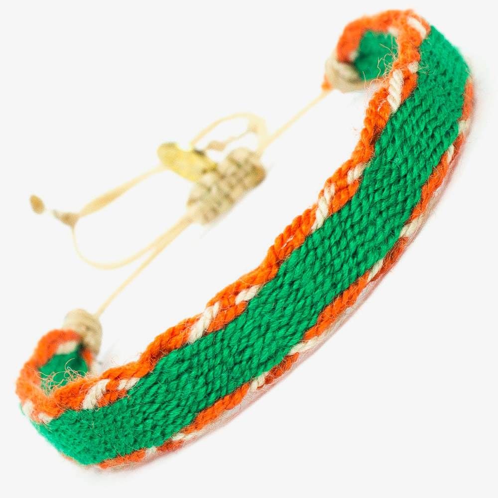 CAPTAIN Bracelet - Green & Orange