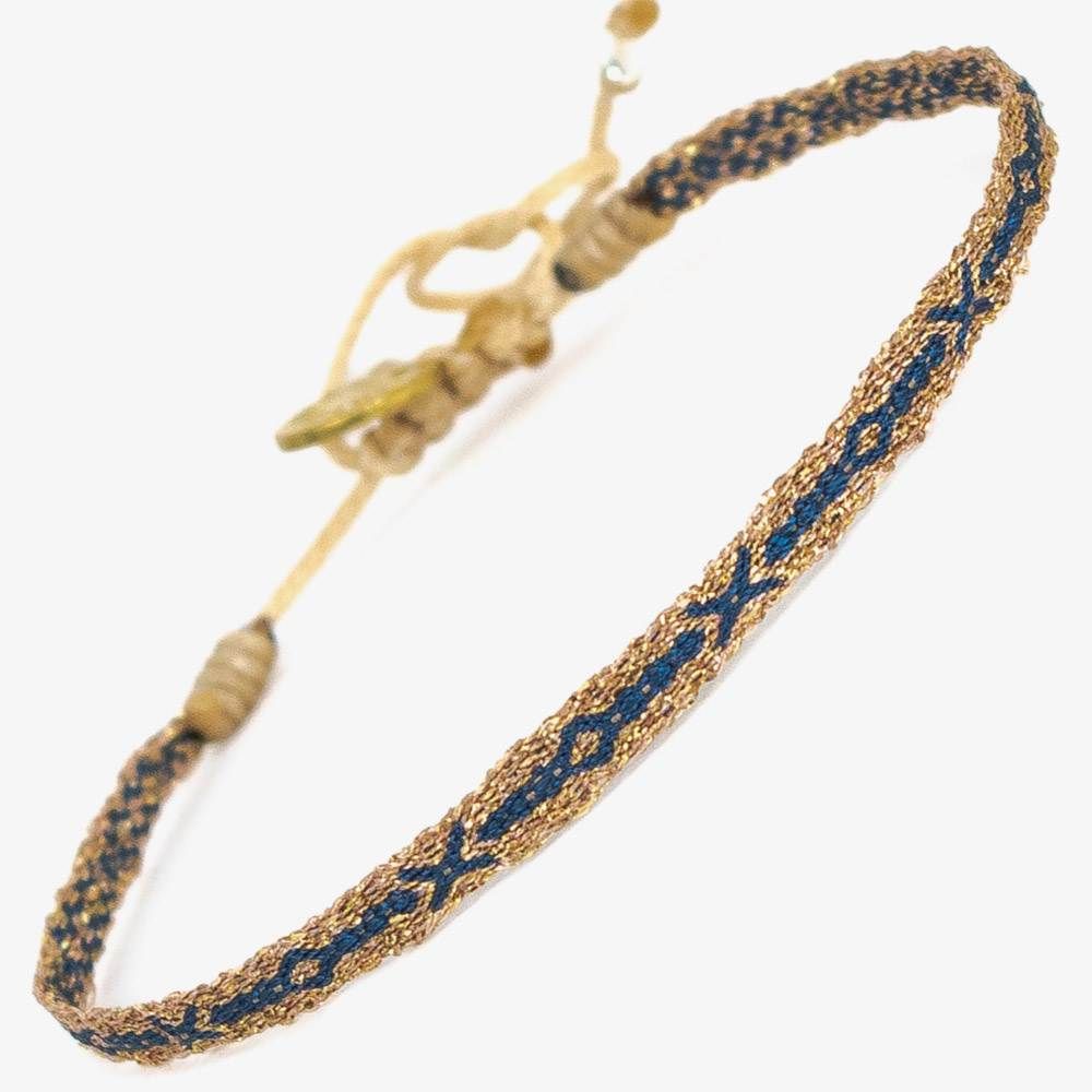 Bracelet Argantina 40  - Blue & Golden