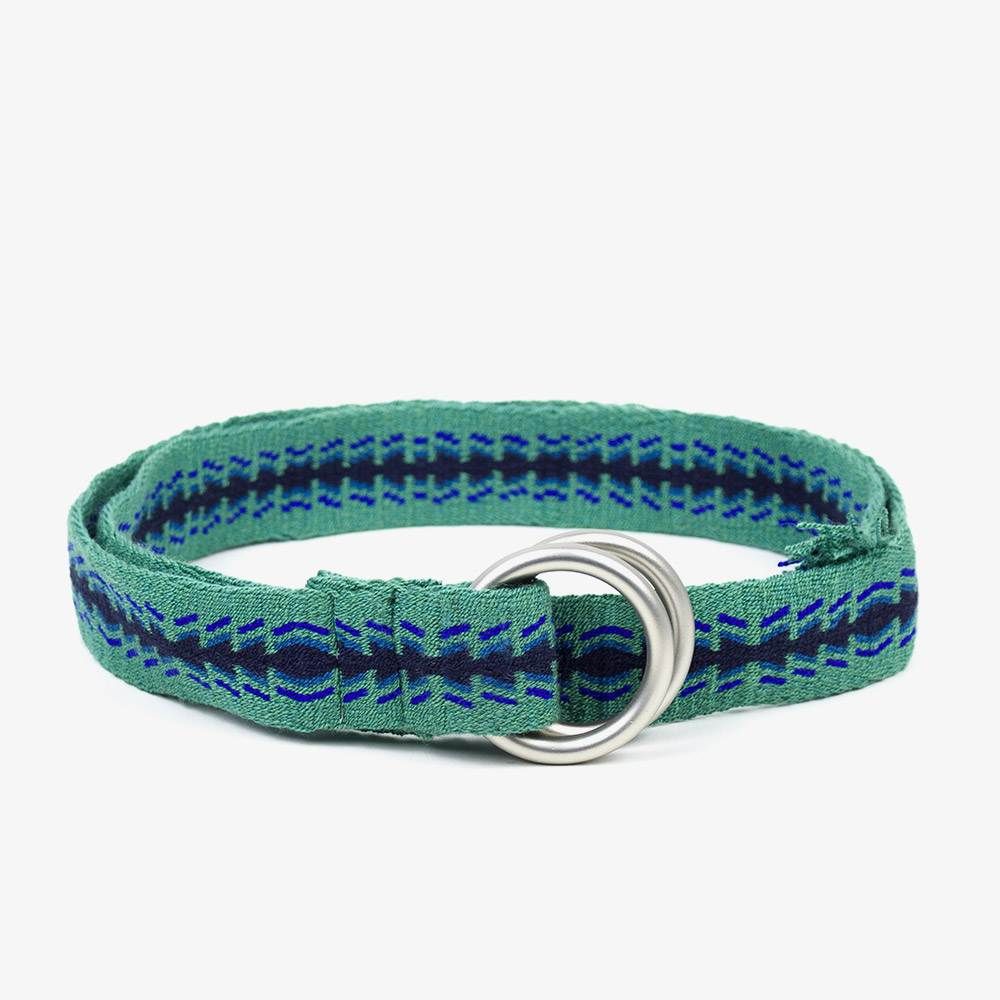 Buckle belt Green & Blue