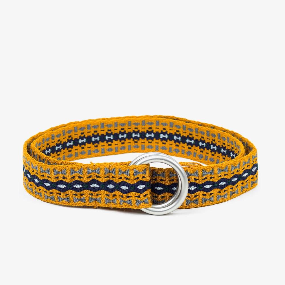 Buckle belt Yellow & Blue