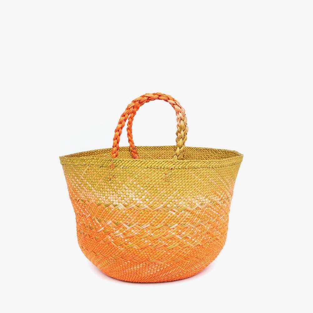 S Basket /Capazo - Orange & Yellow