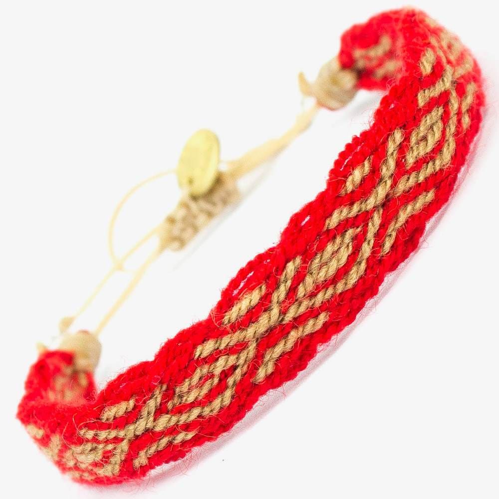CAPTAIN Bracelet - Red & Brown