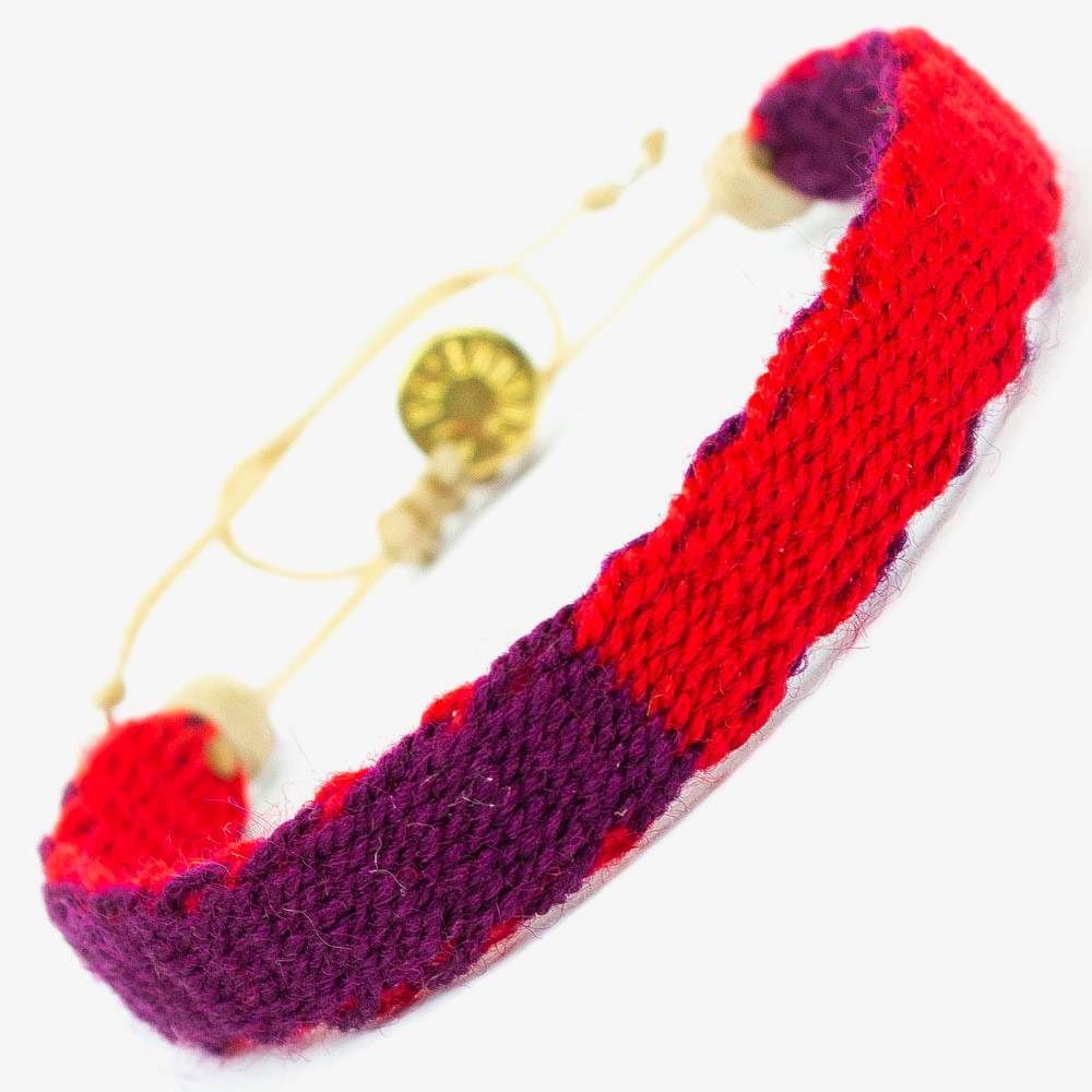 CAPTAIN Bracelet - Red & Purple