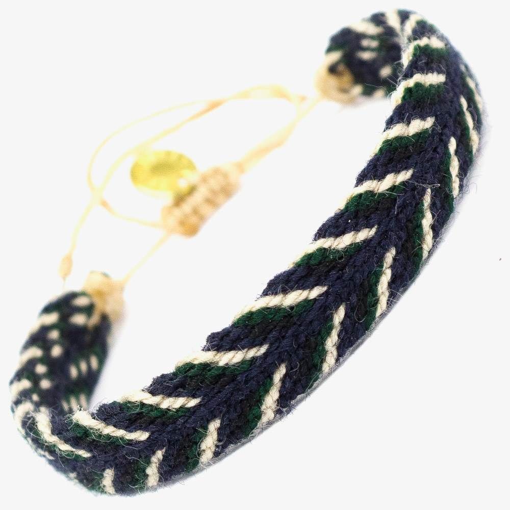 CAPTAIN Bracelet - Navy Blue & Green