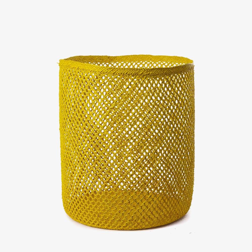 Basket ANA REJILLA 40 cm 43 cm - A. Mustard
